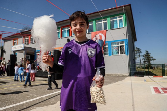 Samsunspor’dan 23 Nisan’a Anlamlı Dokunuş! Çocuklarla Bayram Coşkusu…