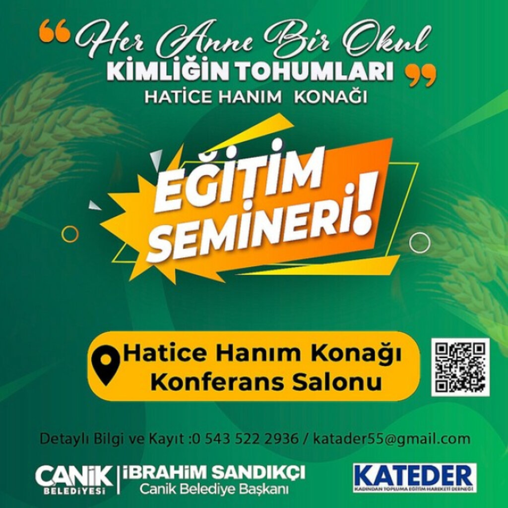 Canik’te Annelere Özel Seminer!
