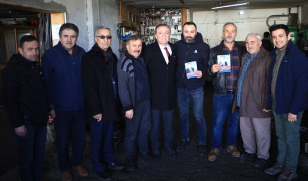 CHP Samsun Büyükşehir Belediye Başkan Adayı Cevat Öncü 19 Mayıs İlçesini Ziyaret Etti!