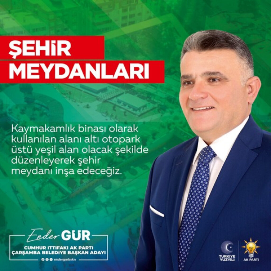 Ender Gür'den Çarşamba'yı Uçuracak Projeler!