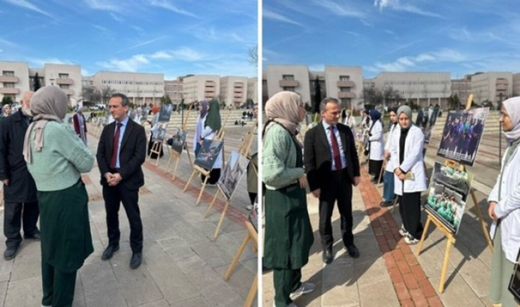 OMÜ’de ‘İnsanlığa Beyaz Çağrı’ Adlı Fotoğraf Sergisi Düzenlendi!