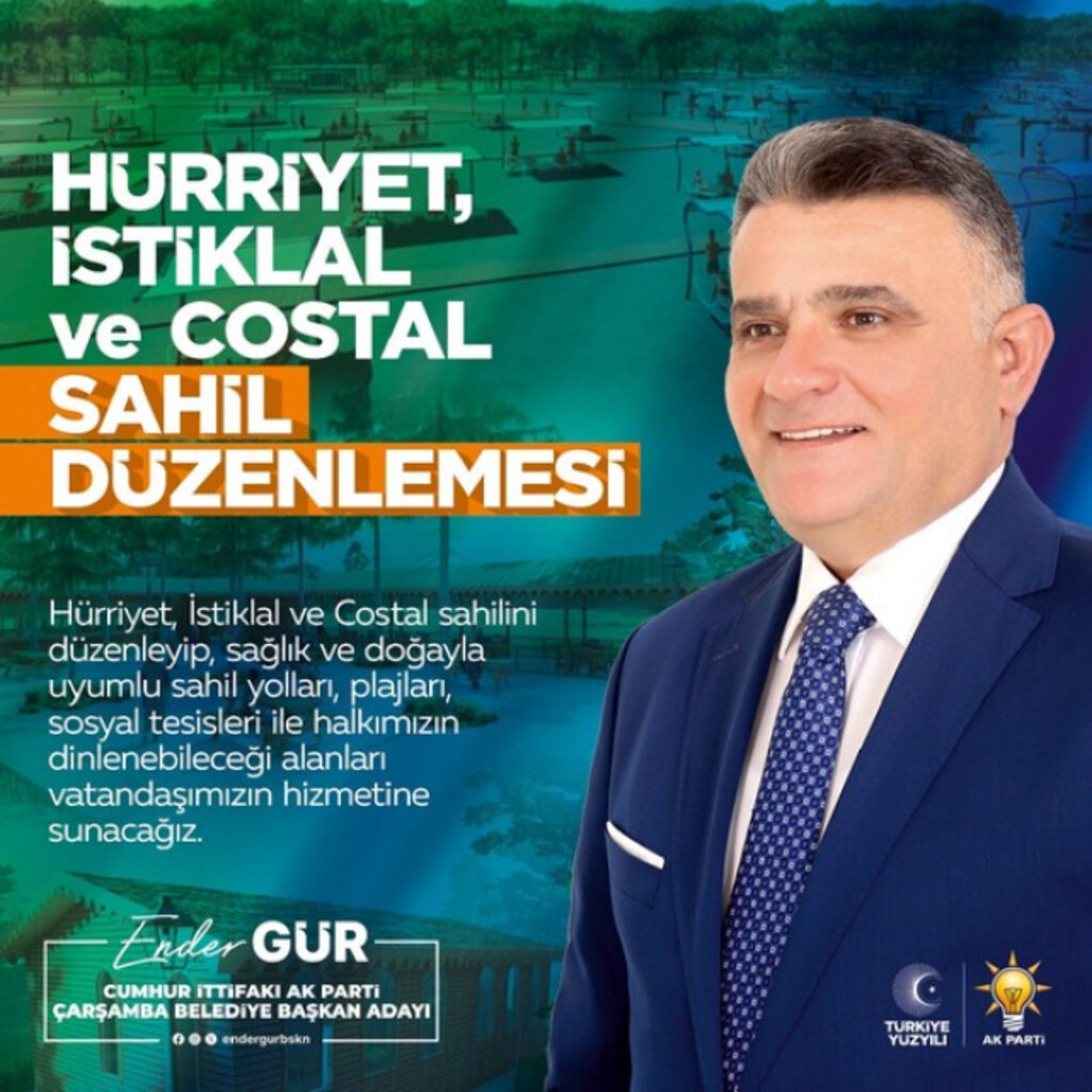 Ender Gür'den Çarşamba'yı Uçuracak Projeler!