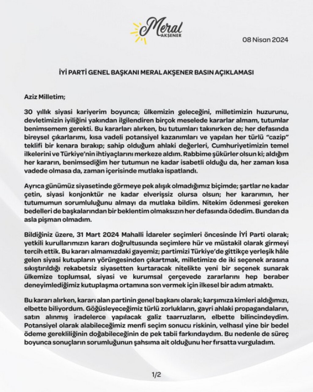 Meral Akşener Siyaseti Bıraktı!