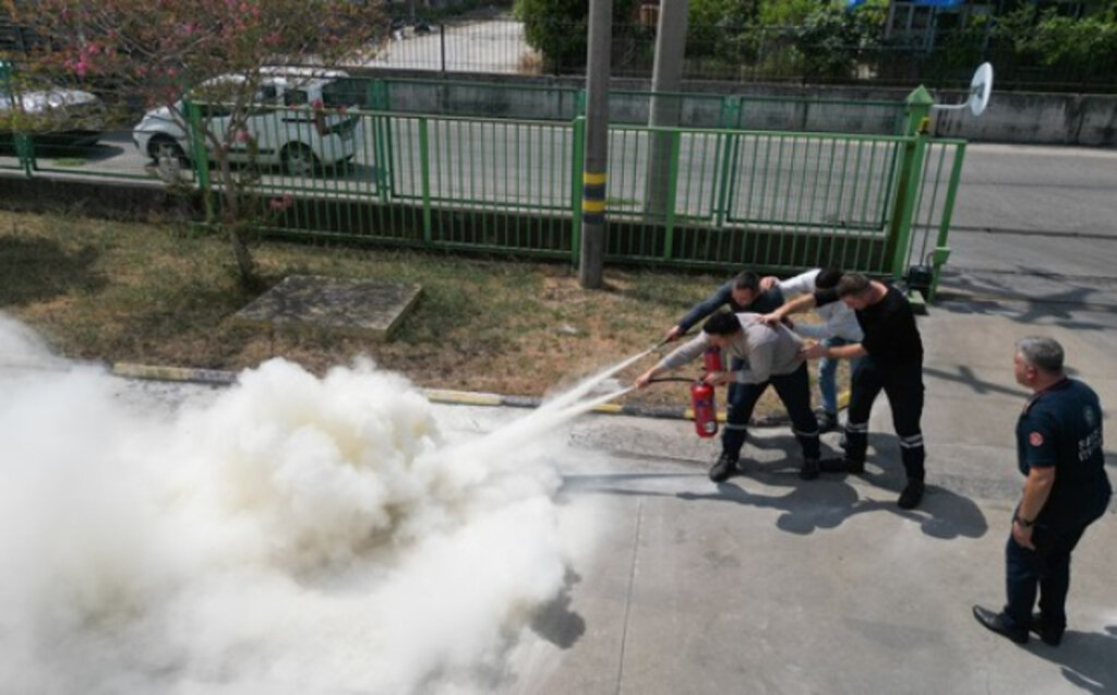 Samsun İtfaiyesi’nden Nefes Kesen Tatbikat!