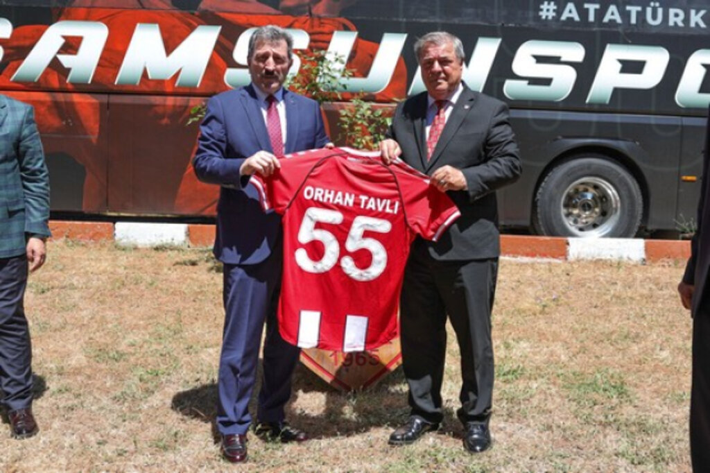 Tavlı ve Doğan Samsunspor’a Başarı Diledi!