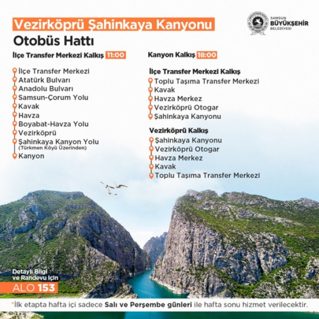 Büyükşehir’in ‘Odak Samsun’ Turizm Otobüslerinin Ücret Tarifeleri Belli Oldu!