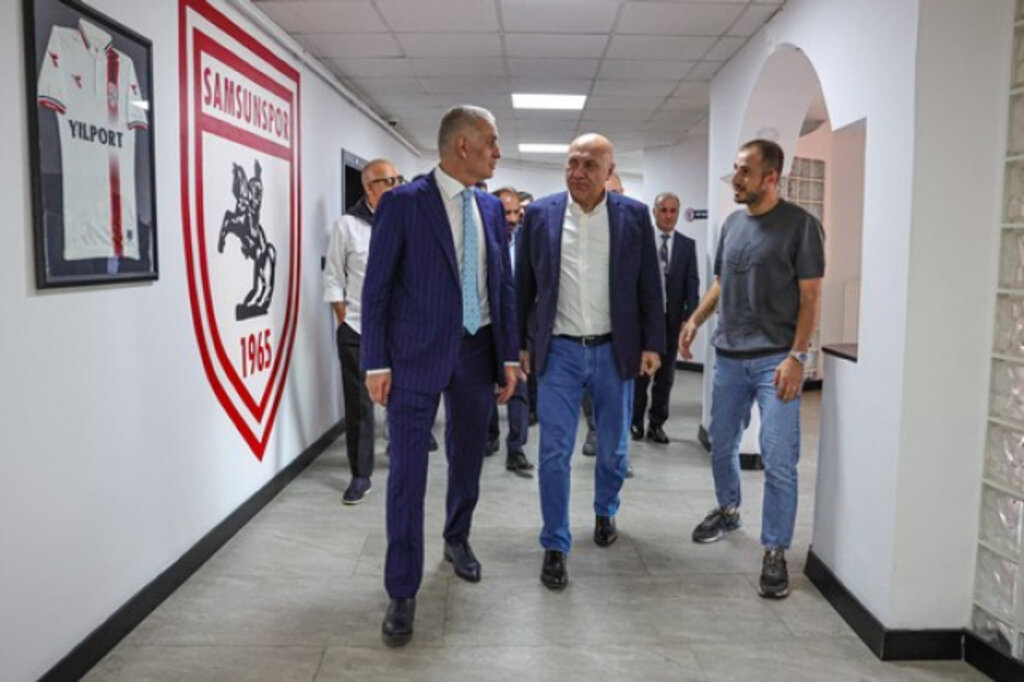 TFF Başkanı Hacıosmanoğlu Samsun'dan Önemli Mesajlar Verdi!