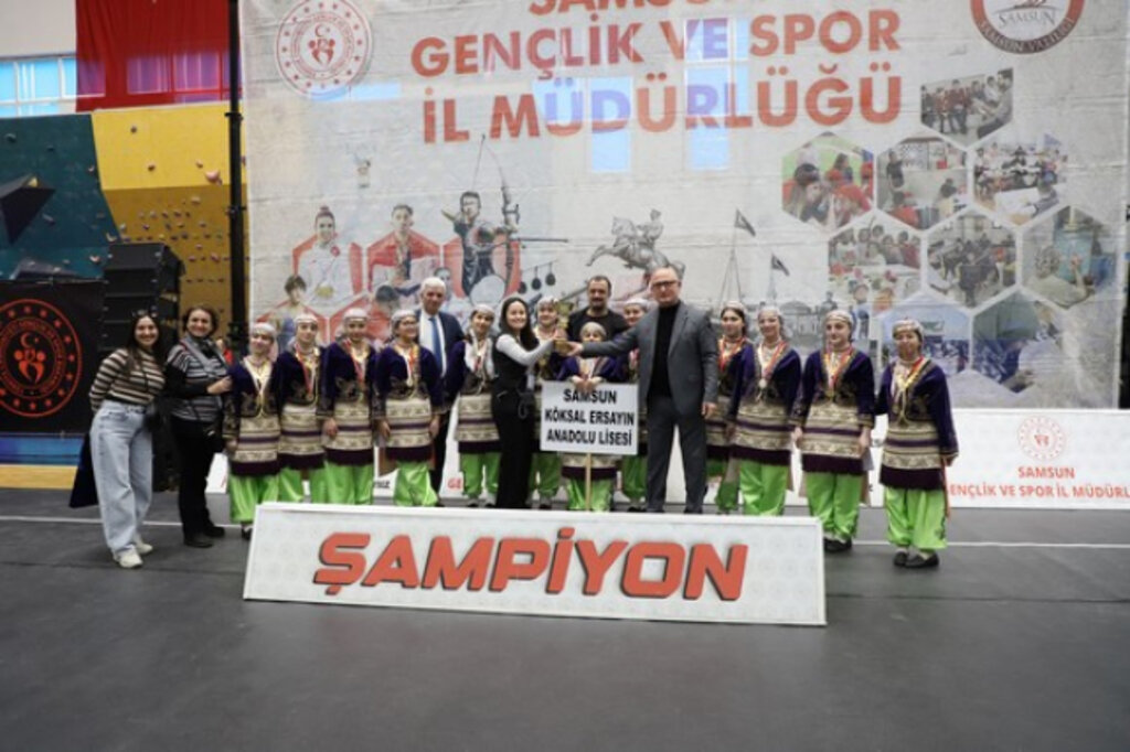 Okullar Arası Halk Oyunları Samsun Birinciliği Tamamlandı!