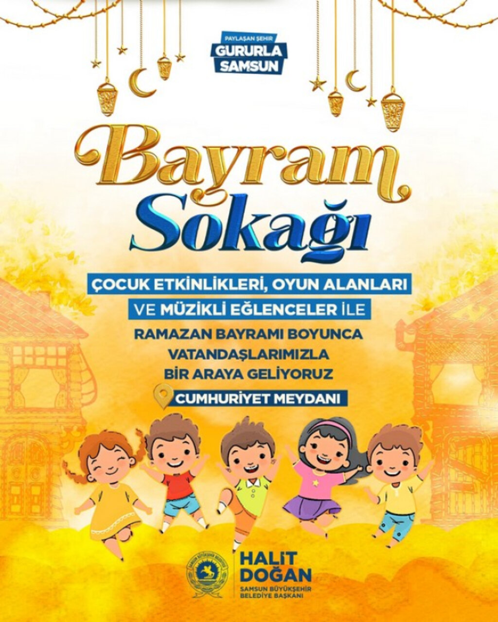 Samsun’da Kurulan ‘Bayram Sokağı’ İle Bayram Dolu Dolu Geçecek!