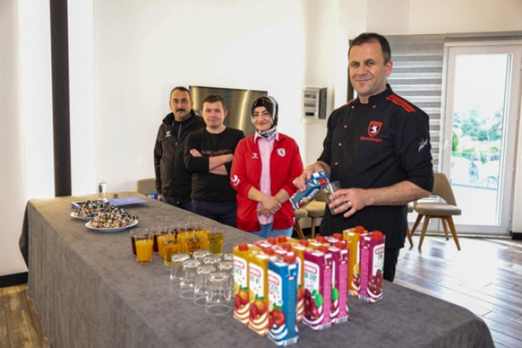 Samsunspor Tesislerinde Bayramlaşma Çoşkusu! VİDEOLU