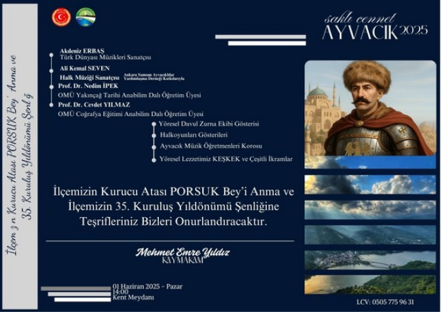 ​​​​​​​Ayvacık 35'inci Kuruluş Yıldönümünü Kutluyor!