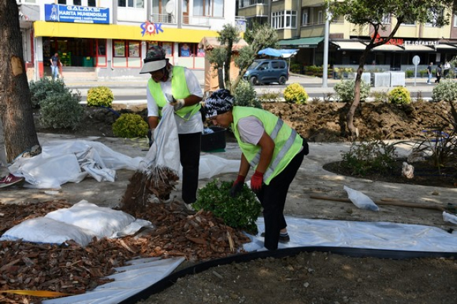 Gençlik Parkı Kavşağına Büyükşehir’den Başarılı Dokunuş!