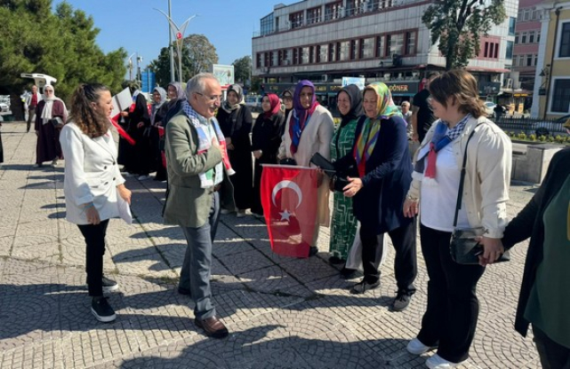 ‘Gazze İçin Sessiz Çığlık’ Etkinliği Samsun’da Gerçekleştirildi!