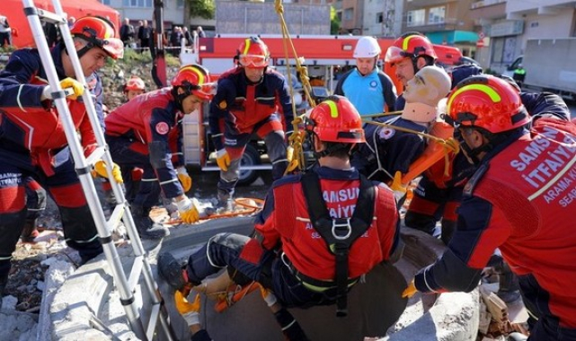 Samsun Büyükşehir’den Nefes Kesen Deprem Tatbikatı!