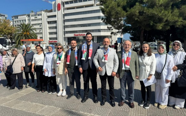 ‘Gazze İçin Sessiz Çığlık’ Etkinliği Samsun’da Gerçekleştirildi!