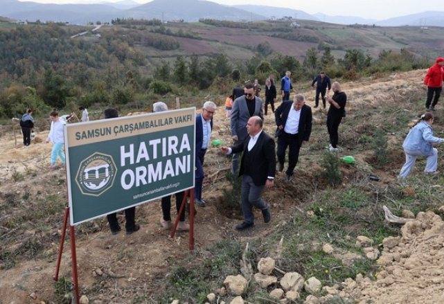Samsun Çarşambalılar Vakfı’ndan Anlamlı Ağaçlandırma Etkinliği!