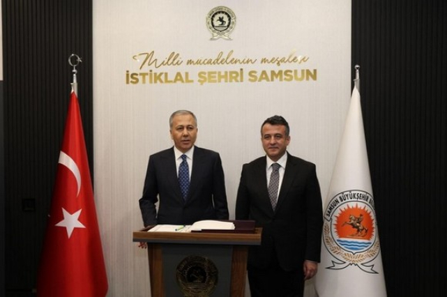 Başkan Doğan Bakan Yerlikaya’yı Ağırladı!