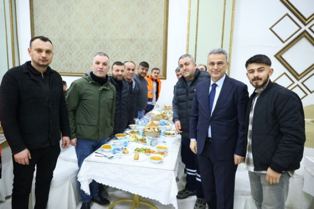 Başkan İhsan Kurnaz Personelle İftar Yaptı!