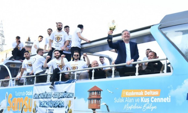 Namağlup Tekkeköyspor Şampiyonluğunu Kutladı!
