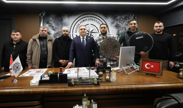 Samsunlu İlahi Sanatçısı Celal Karatüre’den Sezgin Aydın’a Ziyaret!