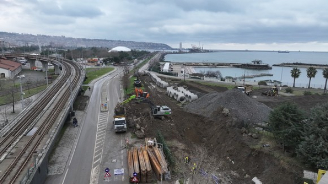 Samsun'da Şehir Merkezinin Ana Damarına Dev Müdahale!