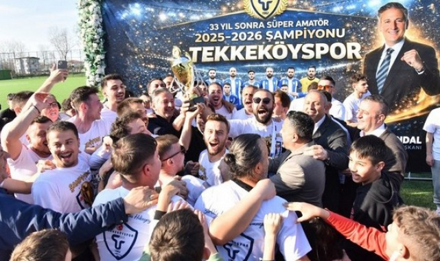 Namağlup Tekkeköyspor Şampiyonluğunu Kutladı!