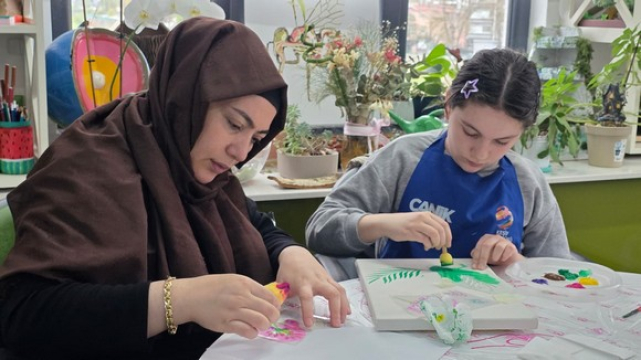 Canik'te Bayram Coşkusu Paylaşıldı! Aileler Atölyelerde Buluştu…