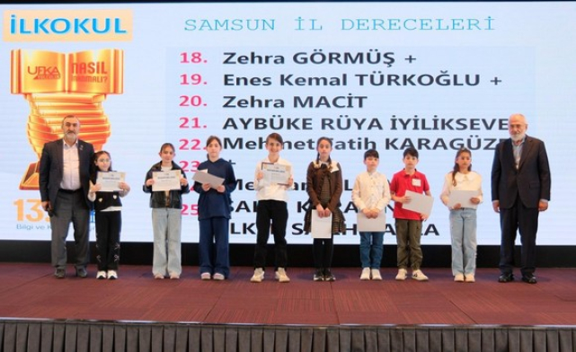 Ufka Yolculuk Bilgi ve Kültür Yarışması’nın Samsun Ödül Töreni Gerçekleşti!