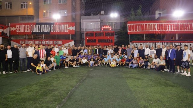 Şehitlere Saygı ve Vefa Futbol Turnuvasına Heyecan ve Duygu Dolu Final!