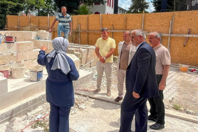 Bafra’da Taçlı Çeşme Yeniden Hayat Buluyor!