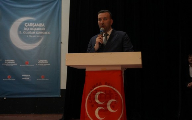 MHP Çarşamba İlçe Başkanlığı'nda Olağan Kongre Yapıldı!