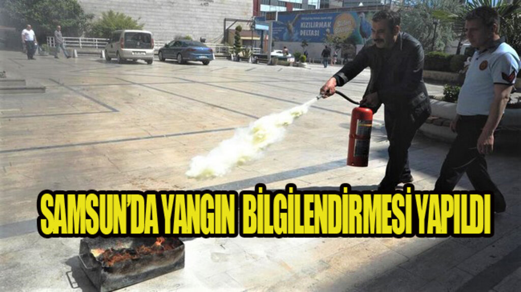 Samsun Büyükşehir Belediyesinde Yangın Tatbikatı!
