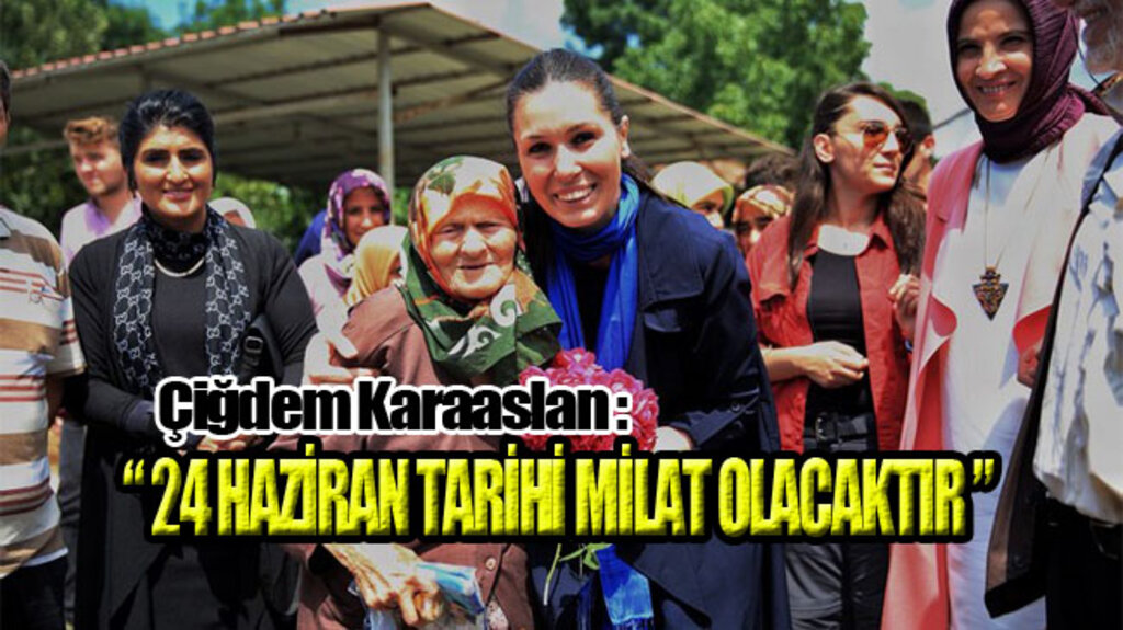 Karaaslan, 'Geriye Dönmeye Hiç Niyetimiz Yok'!