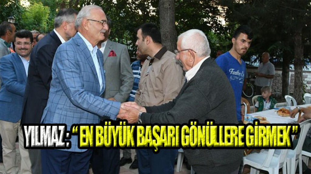 Yılmaz, Bir Günde İki İlçede Program Yaptı!