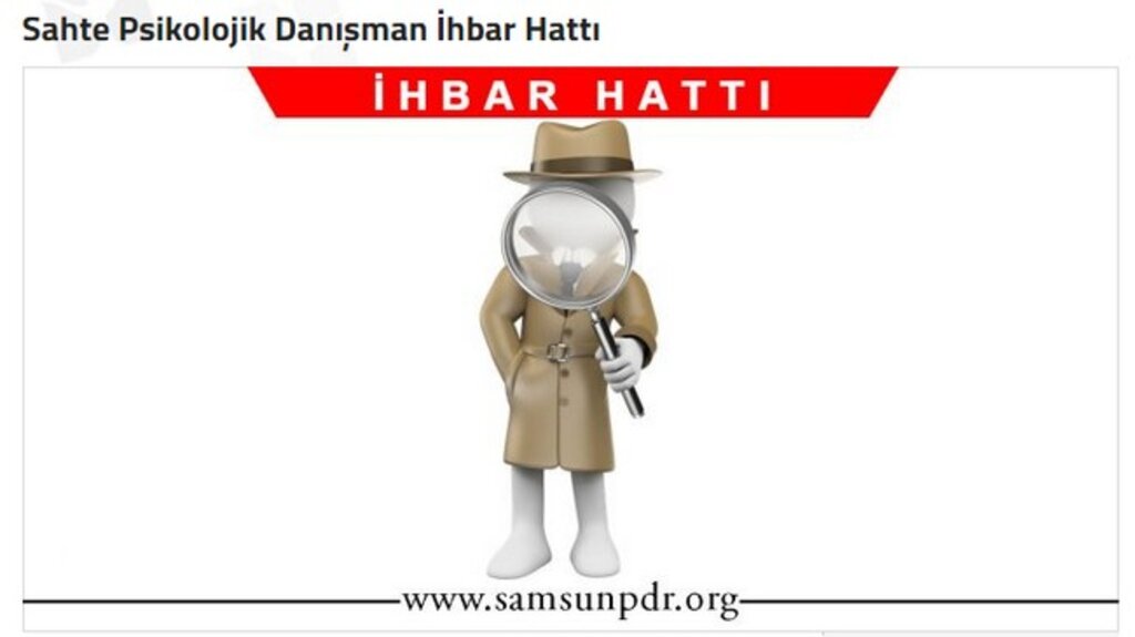 Türk PDR-DER Samsun Şubesi İnteraktif İhbar Hattı Kurdu!