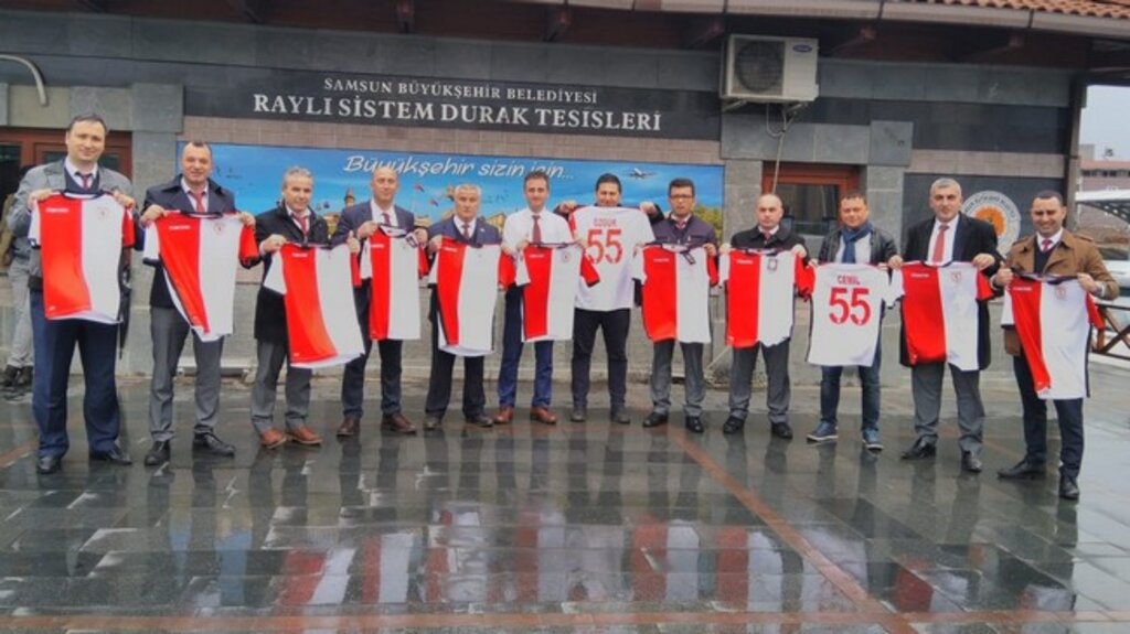 Samsunspor'dan SAMULAŞ Personeline Forma !