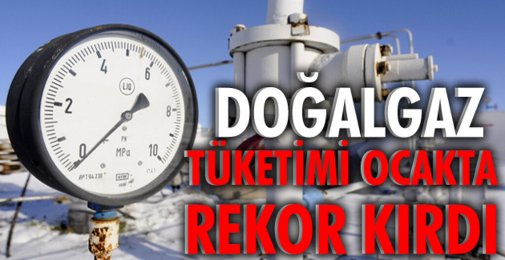 Doğalgazda Rekor Tüketim!