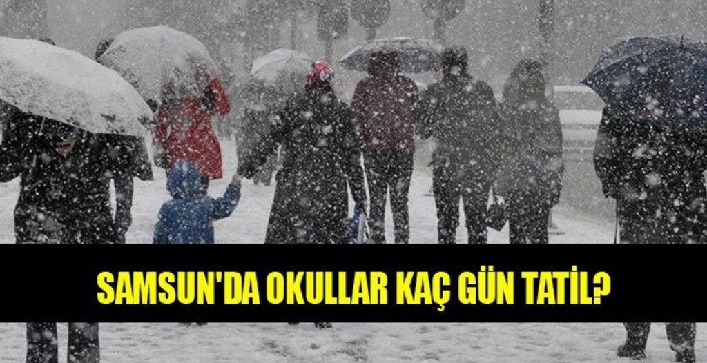 Samsun ve  Birçok Şehirde Eğitime Ara Verildi!