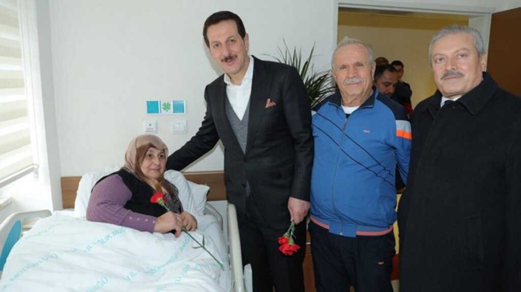 Başkan Tok’tan Hastalara Moral Ziyareti!