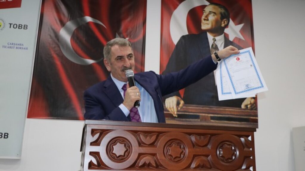 Çarşamba OSB'de Tapu Sevinci!