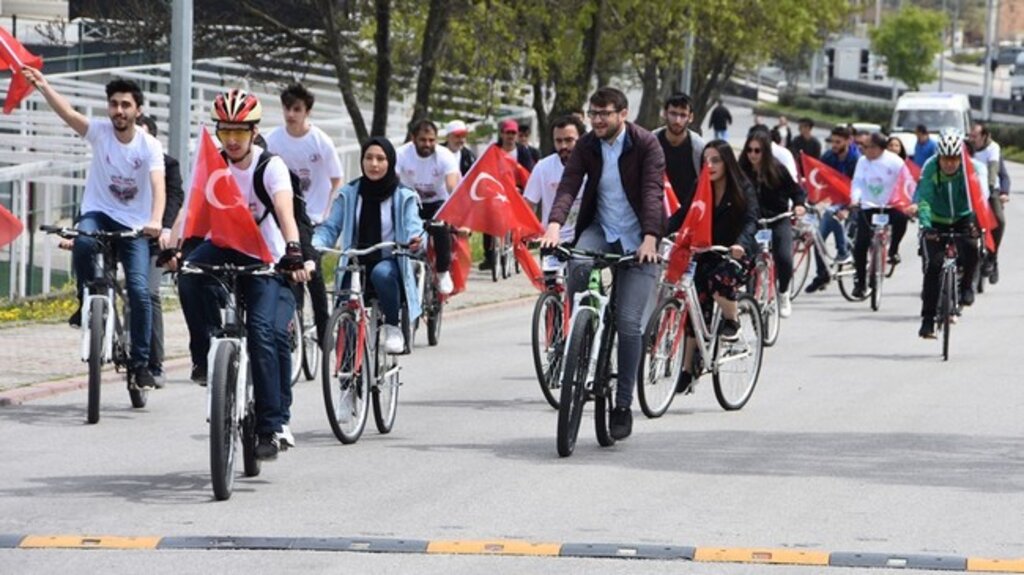 OMÜ Pedallar Yüzüncü Yıl Anısına Çevrildi!
