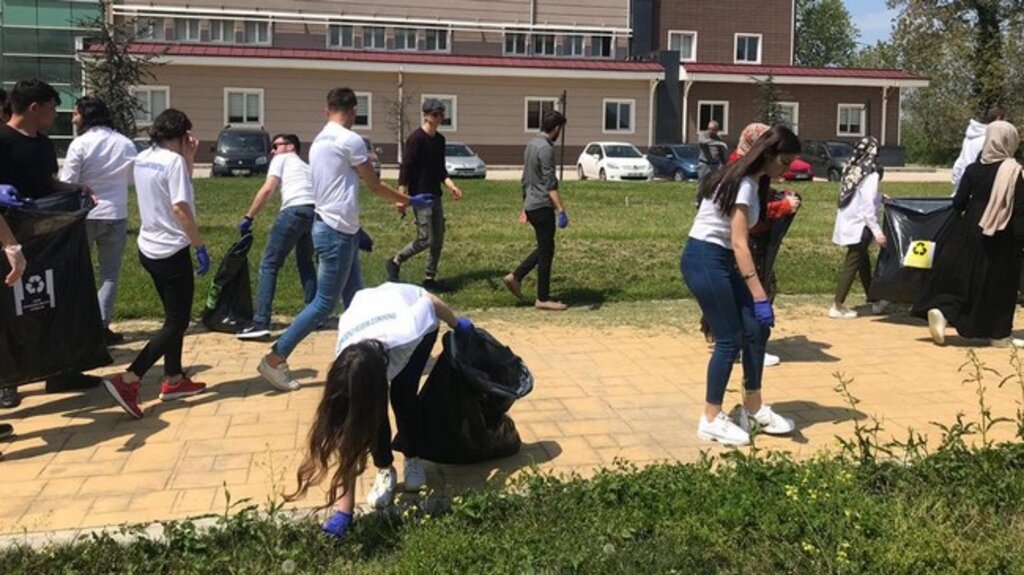 OMÜ'de Mıntıka Temizliği!