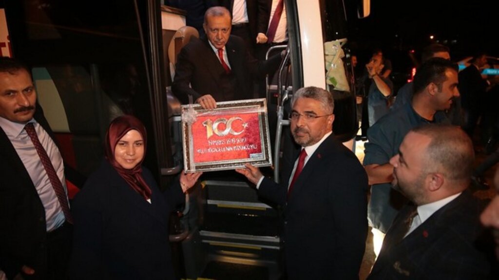Başkan Aksu, ‘Samsun Yine Tarih Yazdı’!