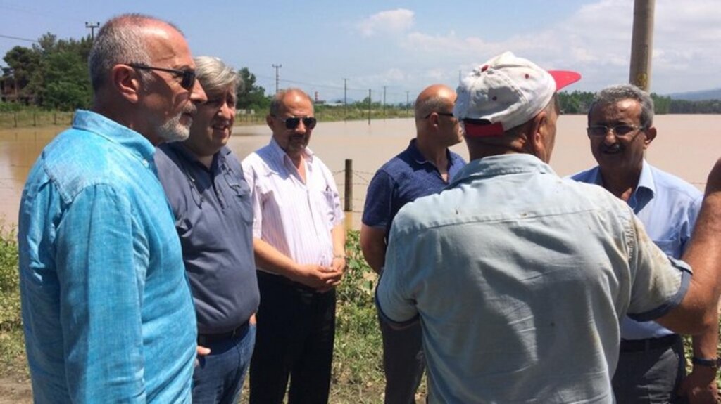 CHP Samsun, Terme Afet Bölgesinde!