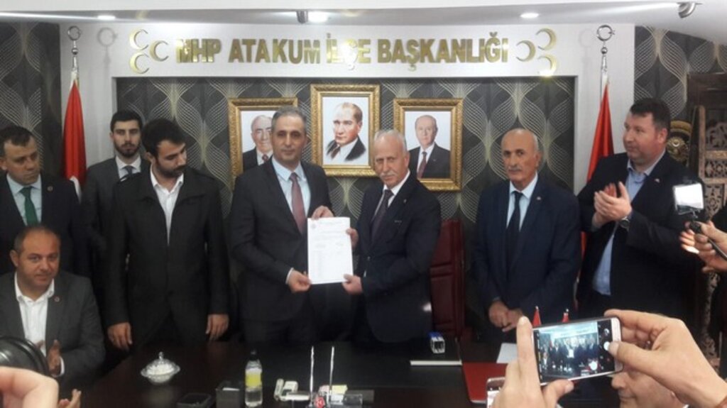MHP Atakum İlçede Bayrak Değişimi Yapıldı!