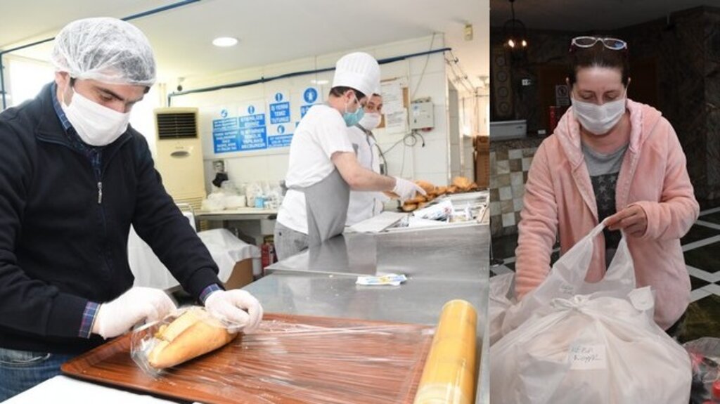 Samsun Büyükşehir’den Sağlık Çalışanlarına 2 Öğün  Yemek!