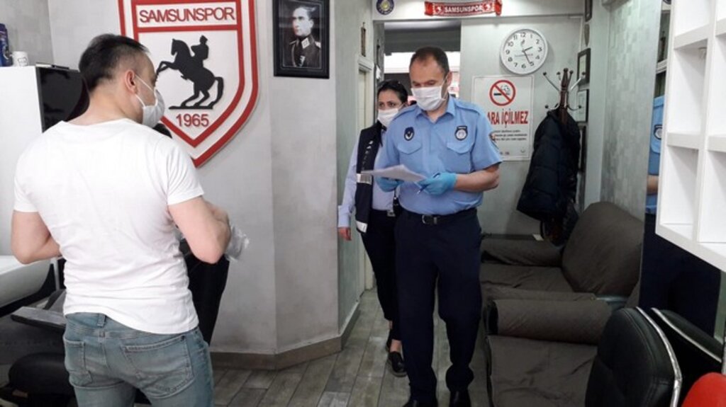Samsun’da Berber Ve Kuaförler Denetleme!