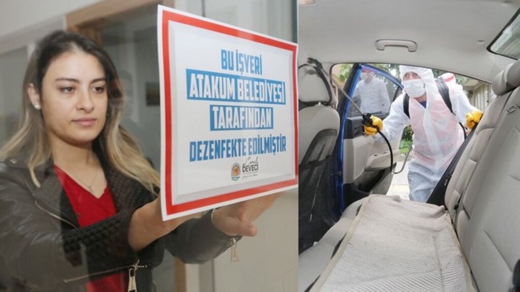 Atakum’da Sürücü Kursları Dezenfekte Edildi! - VİDEOLU