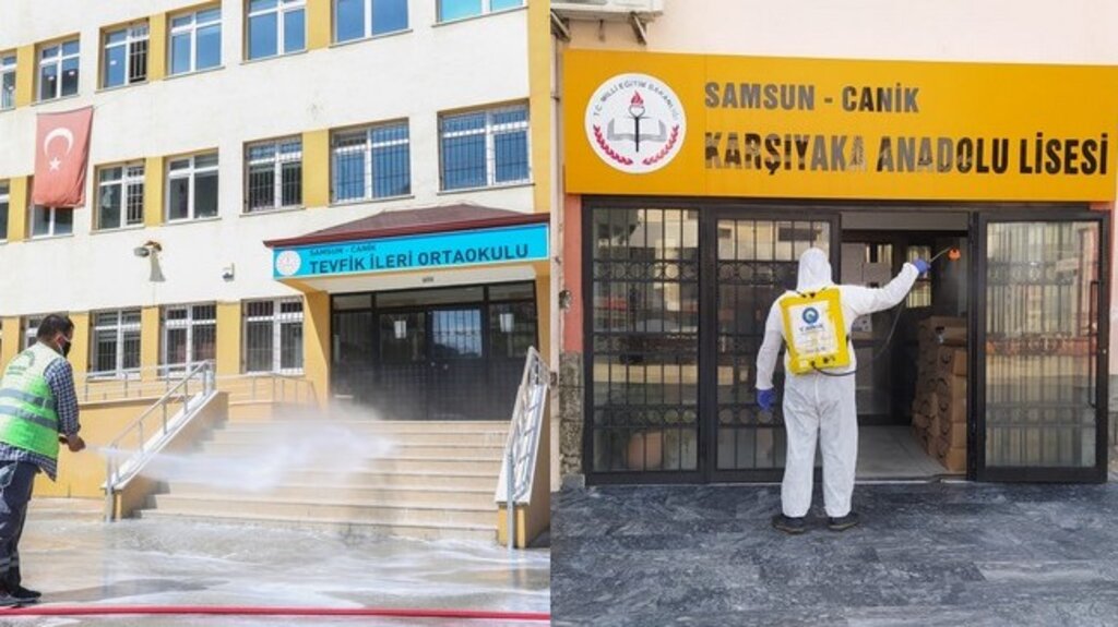 Sınav Öncesi Canik’te Okullar Pırıl Pırıl!