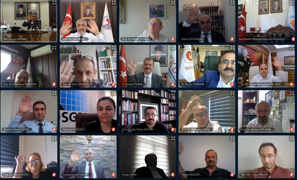 Üniversite Danışma Kurulu Online Toplandı!